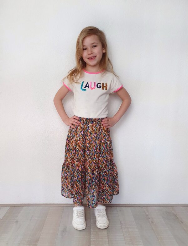 B.Nosy Meisjes t-shirt 'Laugh' - Cotton