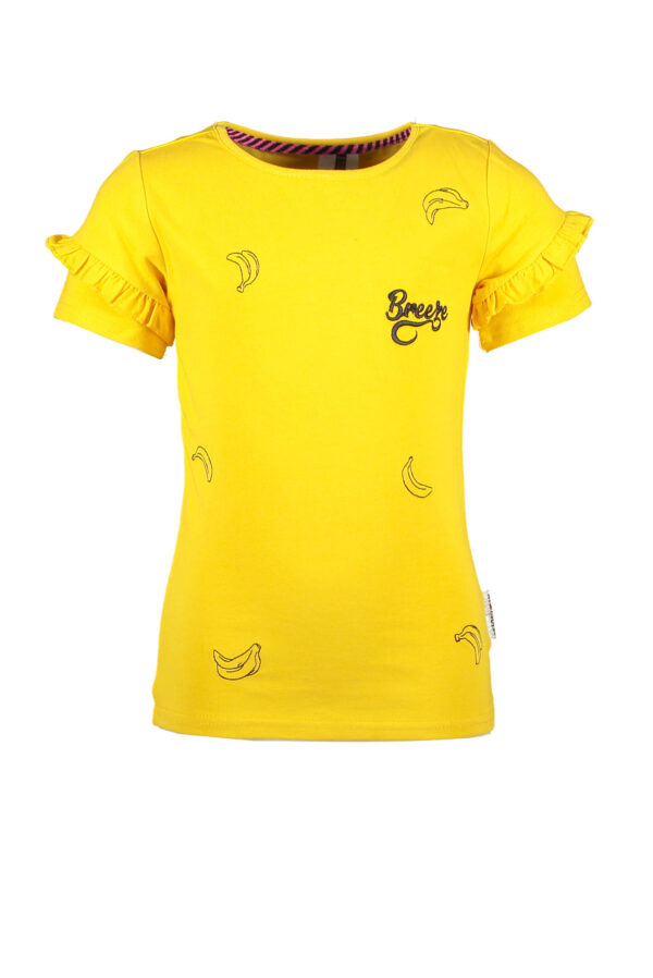 B.Nosy Meisjes t-shirt banana - Lemon chrome