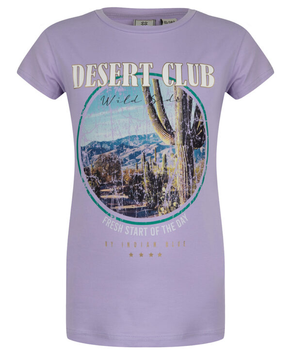 Indian Blue Jeans Meisjes t-shirt Desert - Lilac