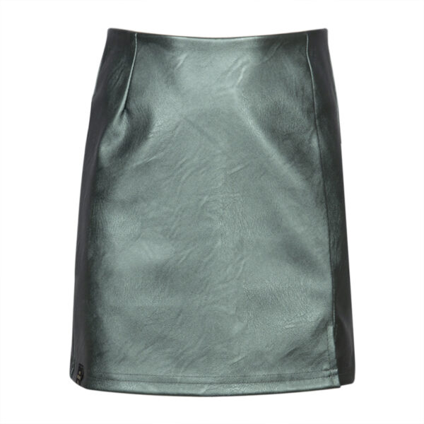 KIEstone Meisjes rok - Metallic groen