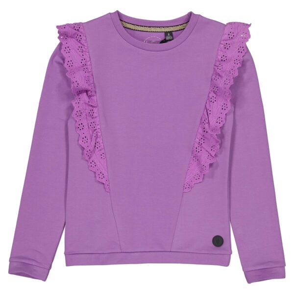 LEVV Meisjes sweater - Thirza - Lila