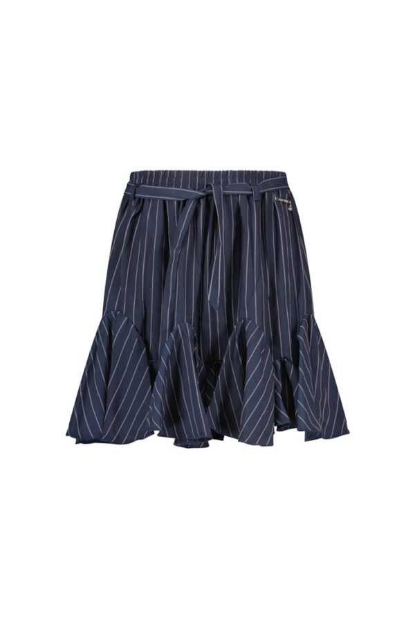 ELLE Chic Meisjes rok streep - Tecla - Donker navy blauw