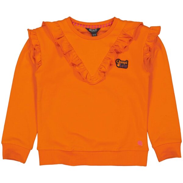 Quapi Meisjes sweater - Reina - Oranje