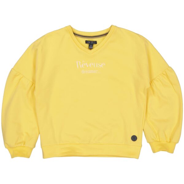 LEVV Meisjes sweater - Amaya - Geel