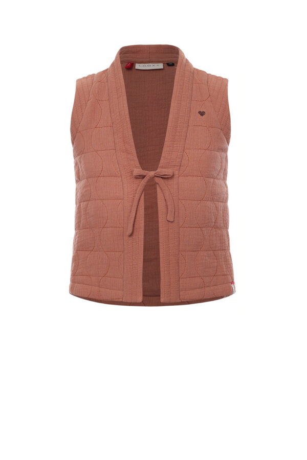 LOOXS Little Meisjes gilet - Herfst bruin